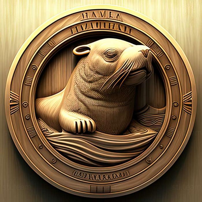 3D модель Тюлень-пылесос знаменитое животное (STL)